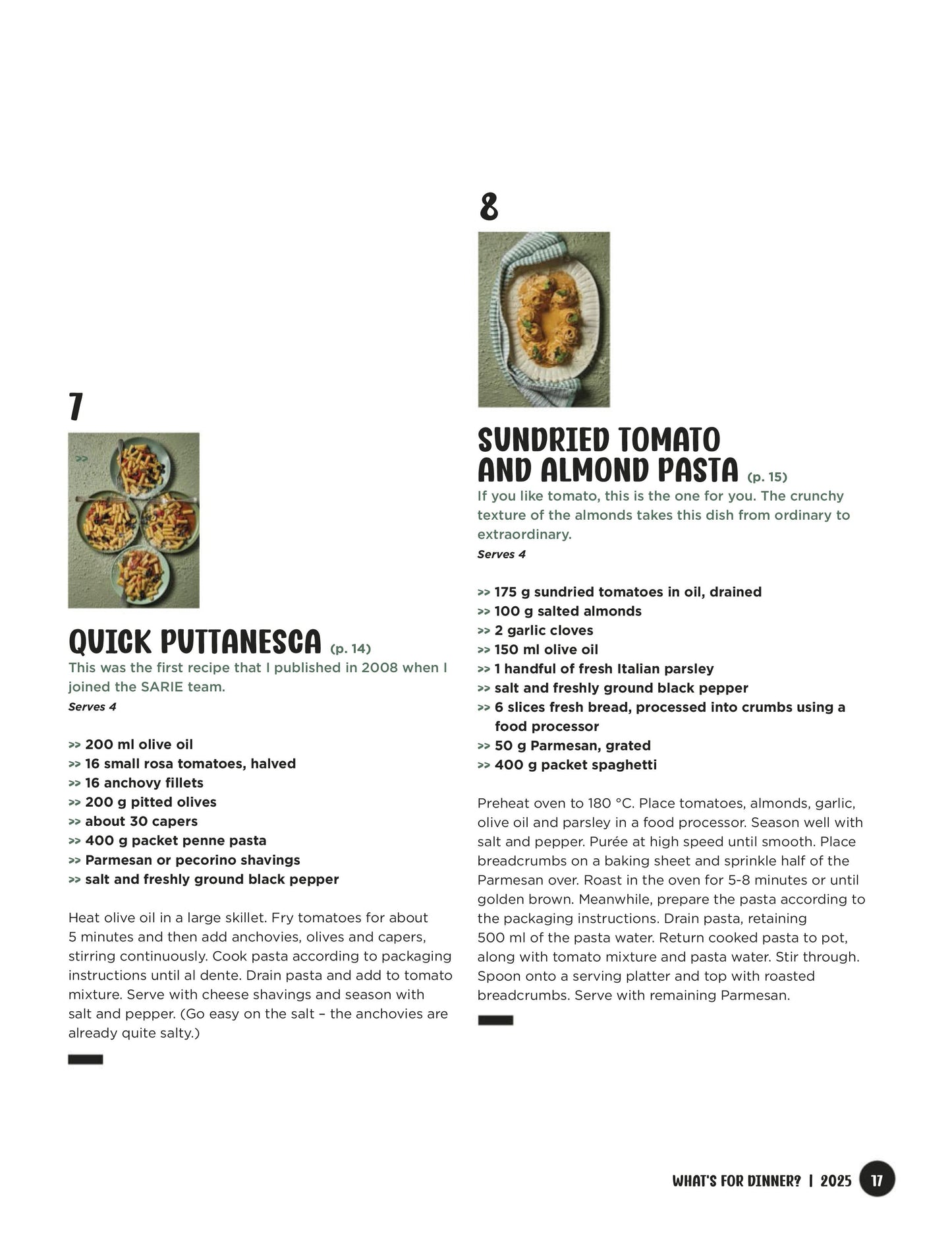 100 Recipes What’s for Dinner 2025 Magazine Digital