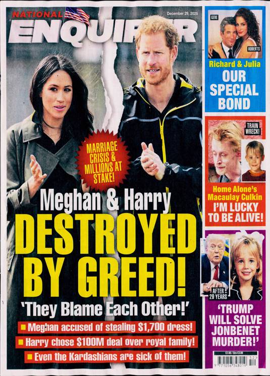 National Enquirer - 29 December 2025 Magazine
