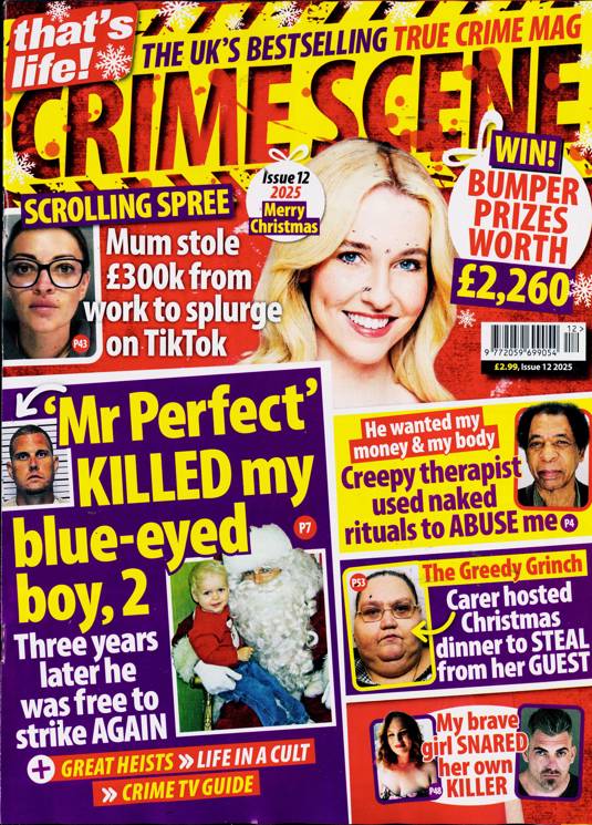 Thats Life Crime Scene Issue 12, 2025 Magazine