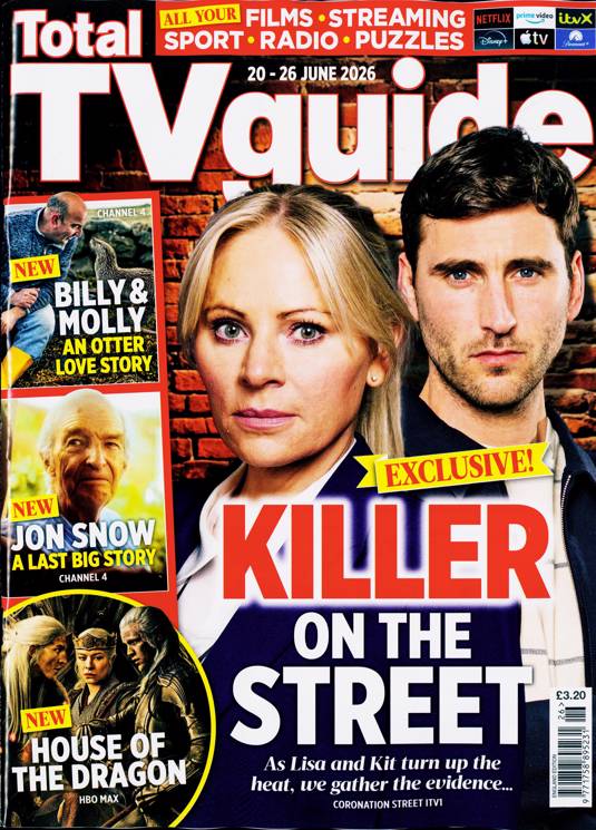 Total TV Guide England Magazine Issue 20-26 June 2026