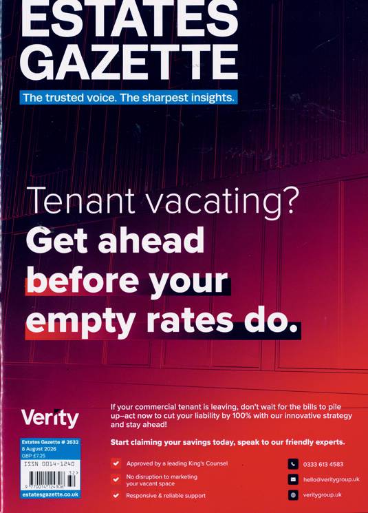 Estates Gazette Magazine – 8 August 2026