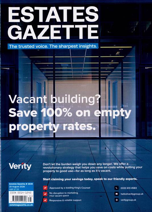Estates Gazette Magazine - 29 August 2026