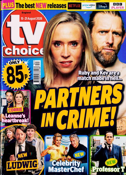 TV Choice England Magazine 15-21 August 2026