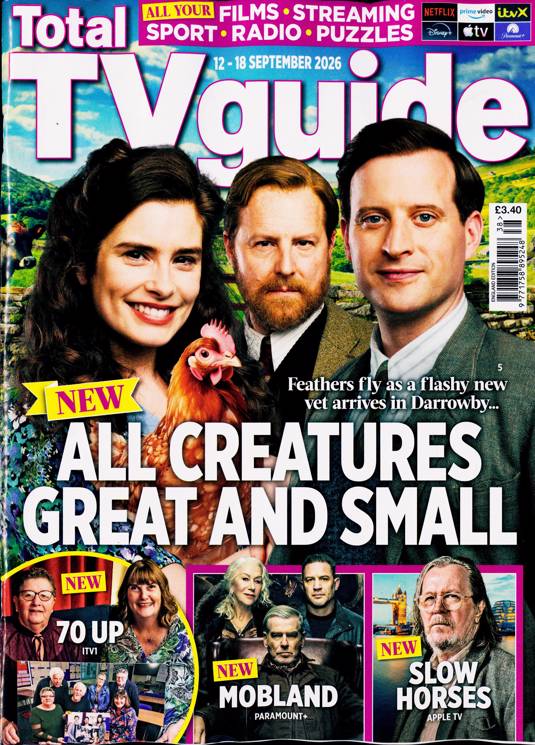 Total TV Guide England Magazine 12-18 September 2026