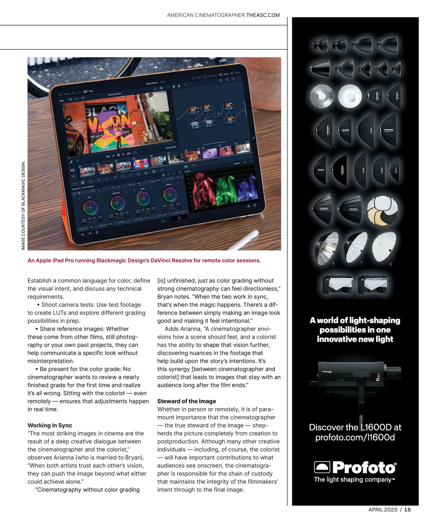 American Cinematographer – April 2025 Magazine Digital