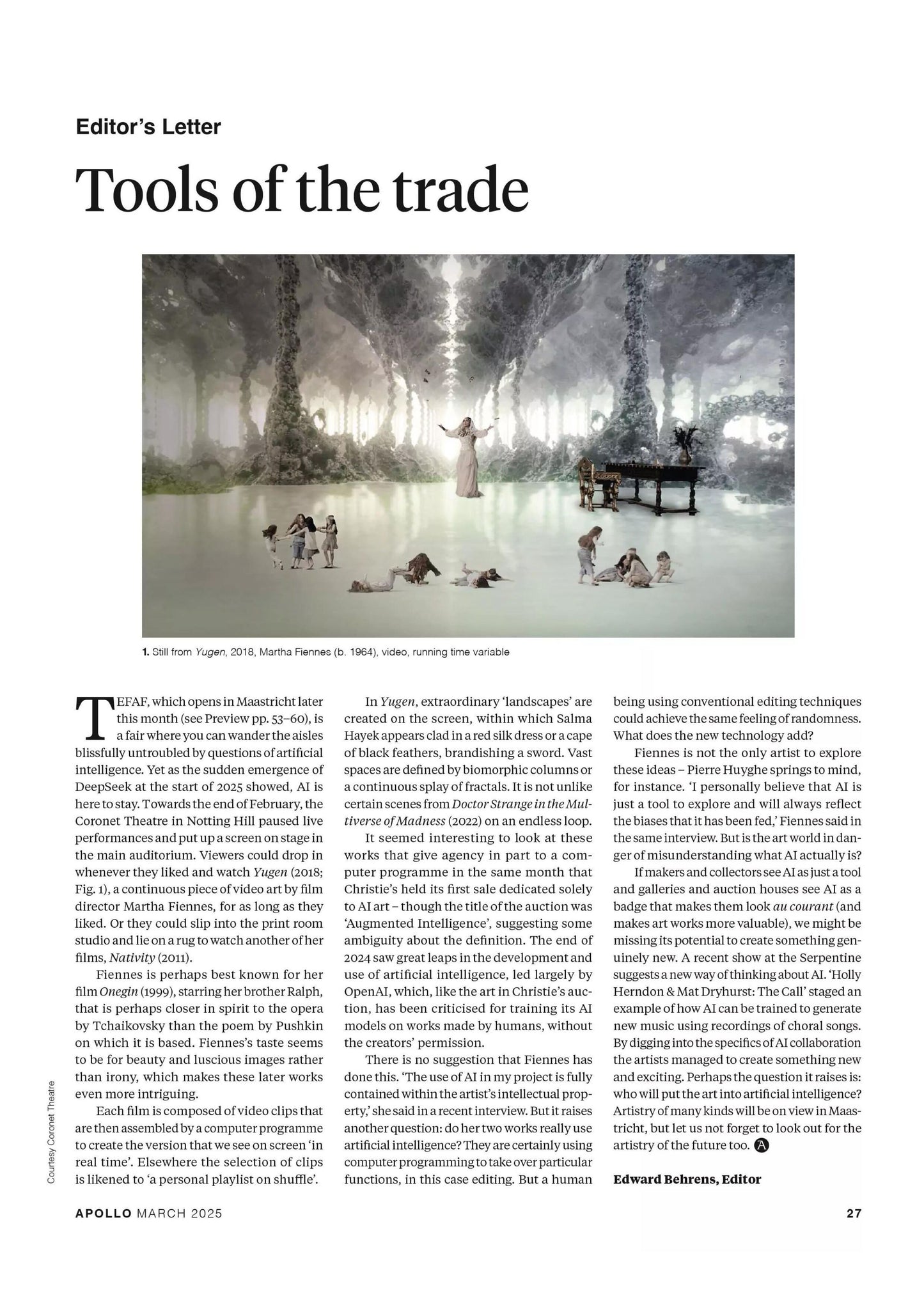 Apollo Magazine – March 2025 Magazine Digital