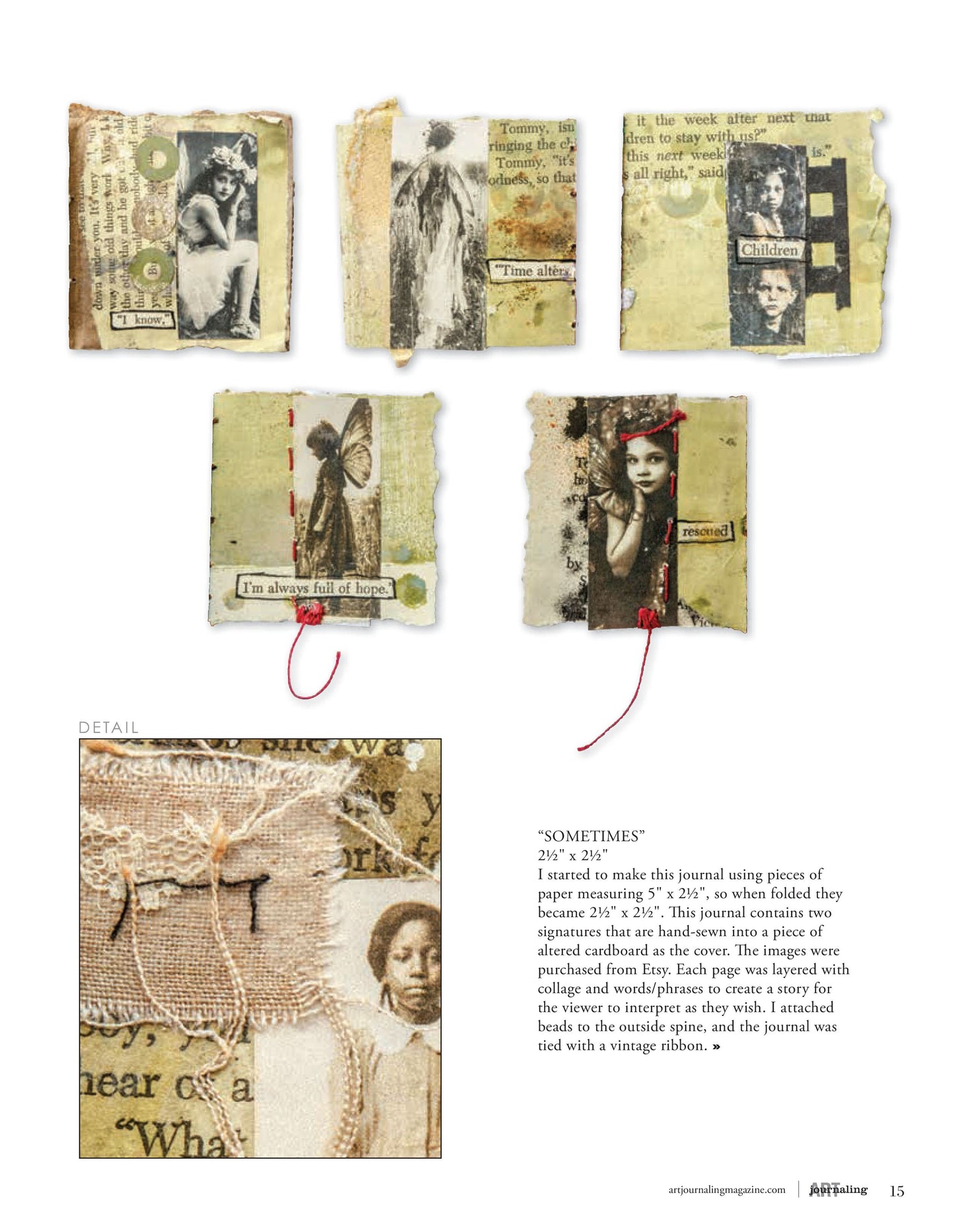 Art Journaling – January/February/March 2025 Magazine Digital
