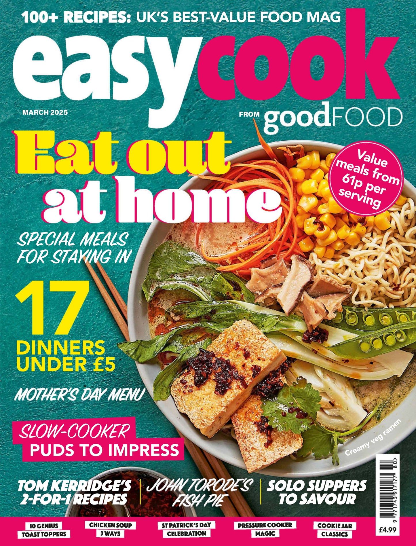 BBC Easy Cook UK – March 2025 Magazine Digital