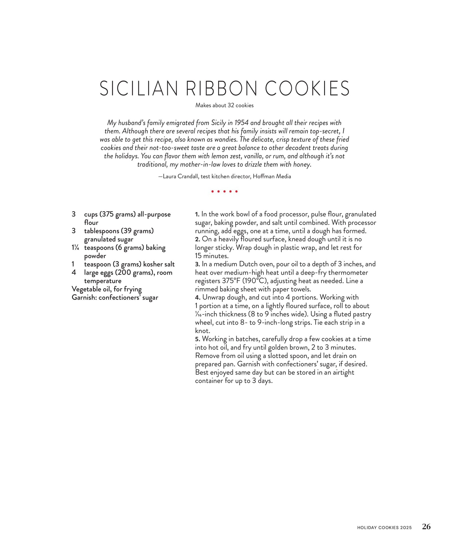 Bake from Scratch – Holiday Cookies 2025