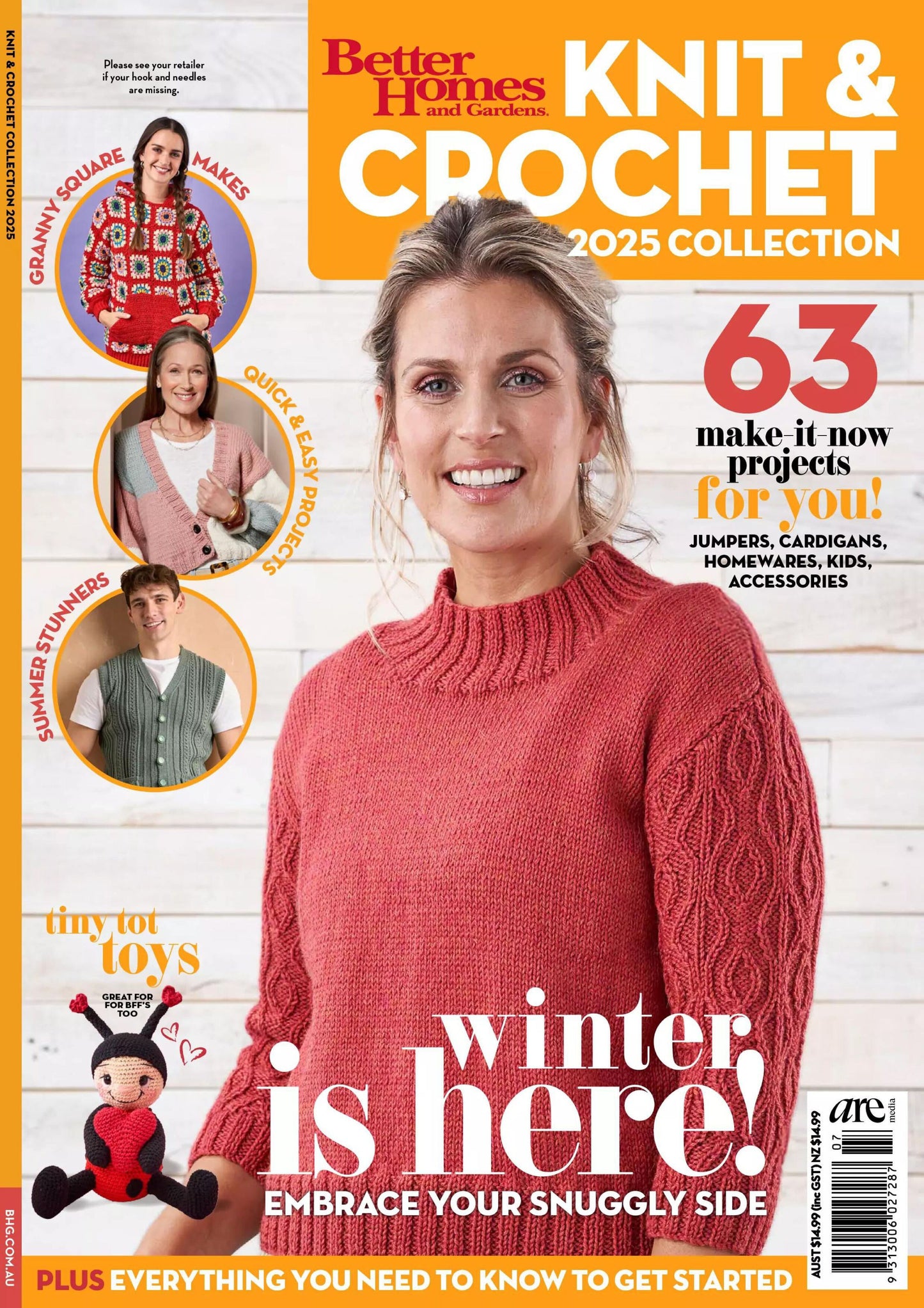 Better Homes and Gardens Australia – Knit & Crochet 2025 Magazine Digital