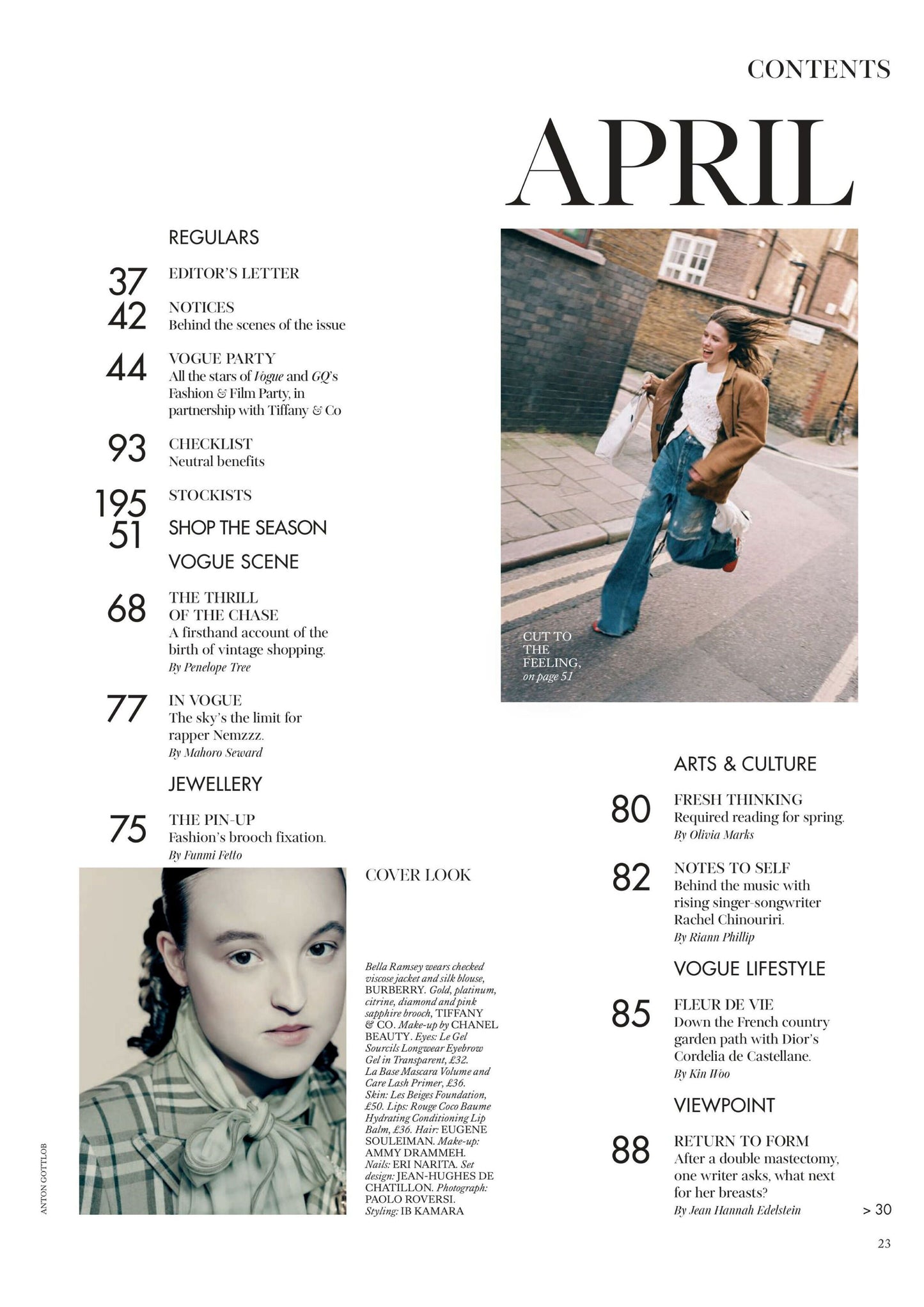 British Vogue – April 2025 Magazine Digital