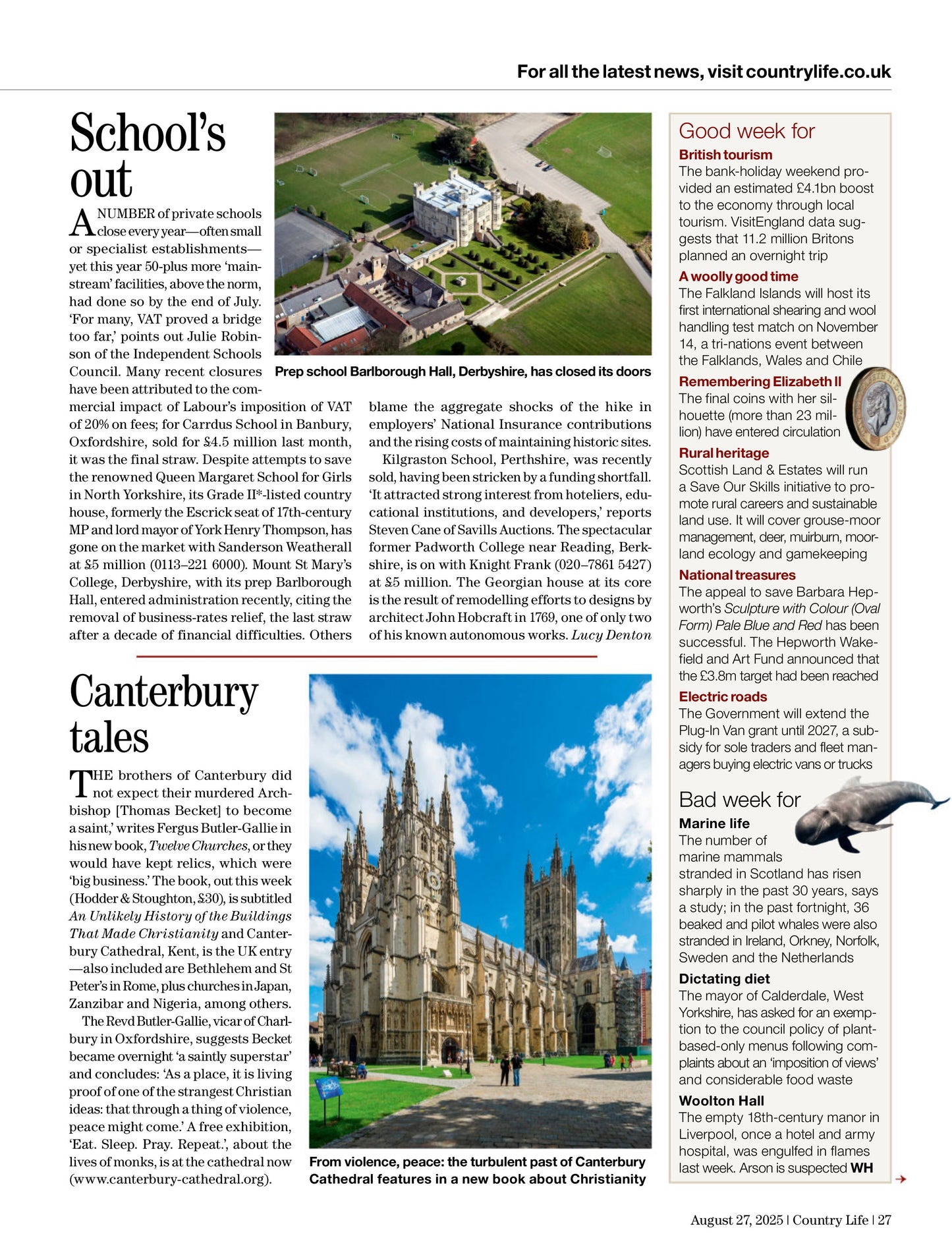 Country Life UK – August 27, 2025 Magazine Digital
