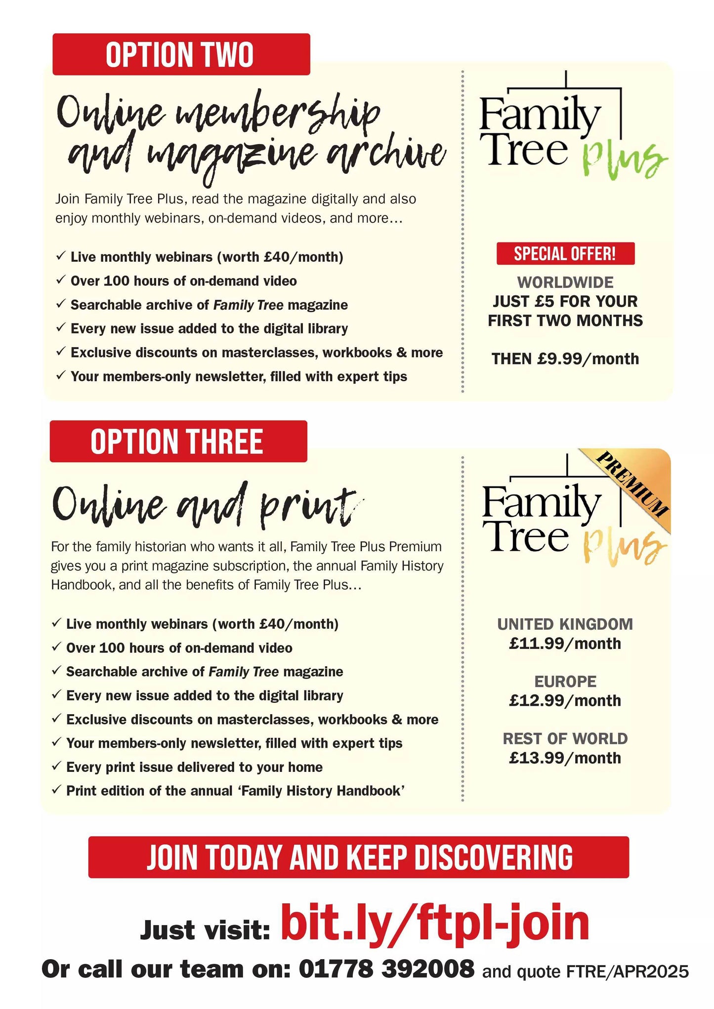 Family Tree UK – April 2025 Digital