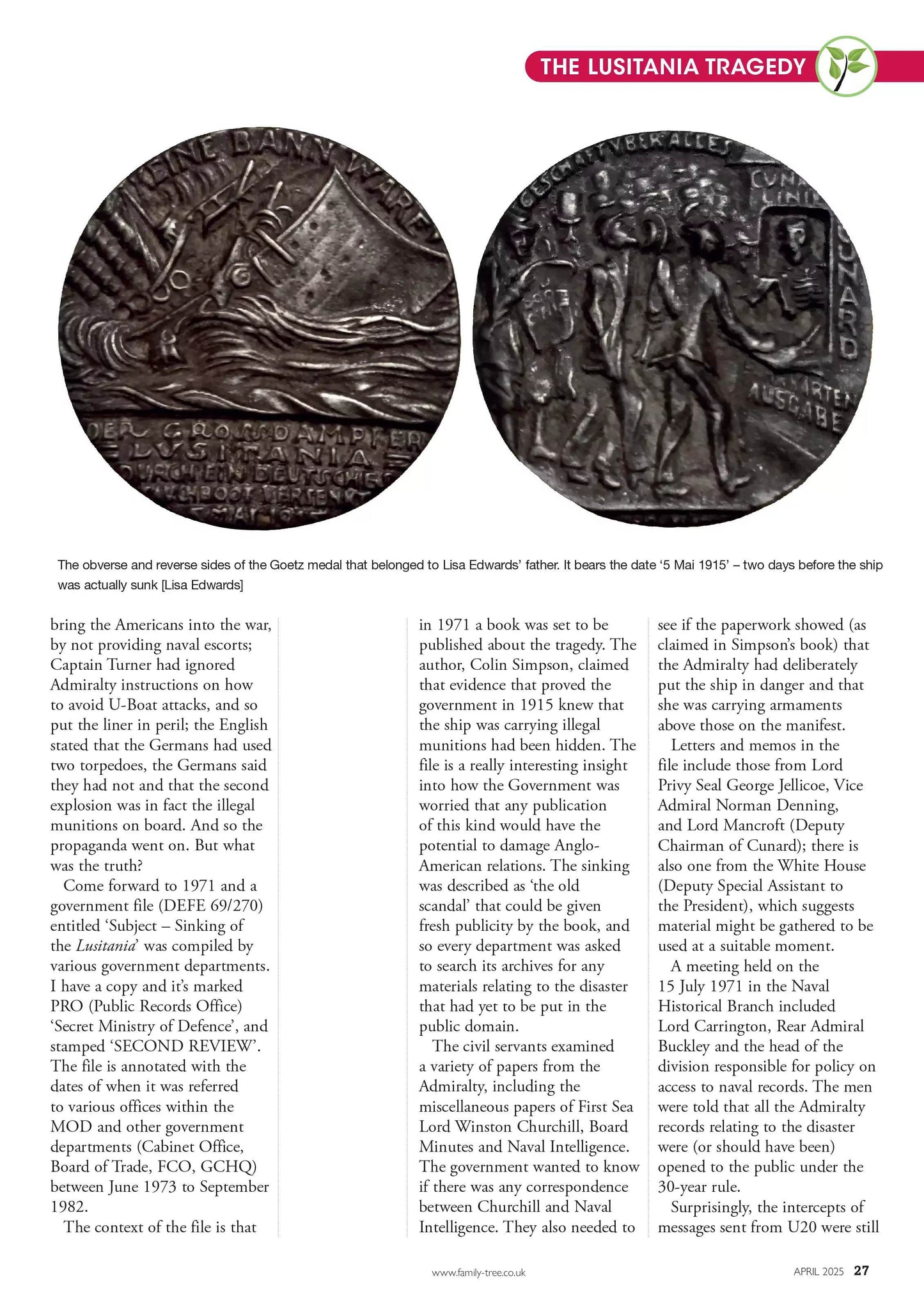 Family Tree UK – April 2025 Digital