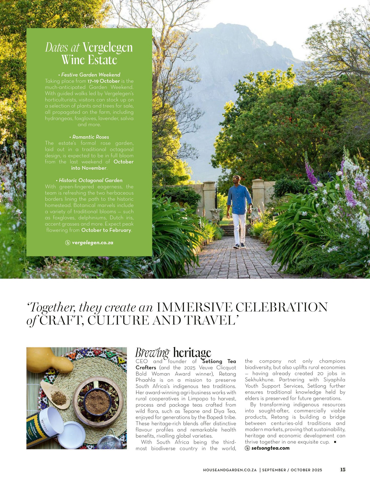 House & Garden South Africa – September-October 2025 Magazine Digital