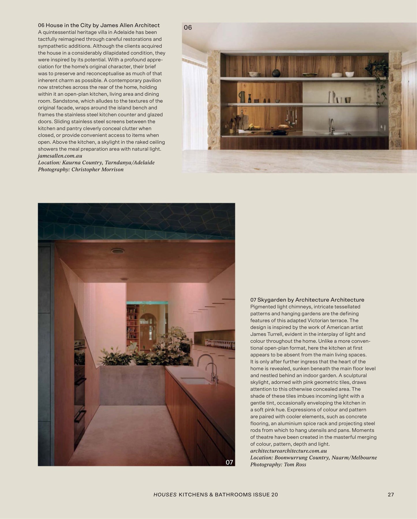 Houses Kitchens + Bathrooms – Issue 20, 2025 Magazine Digital
