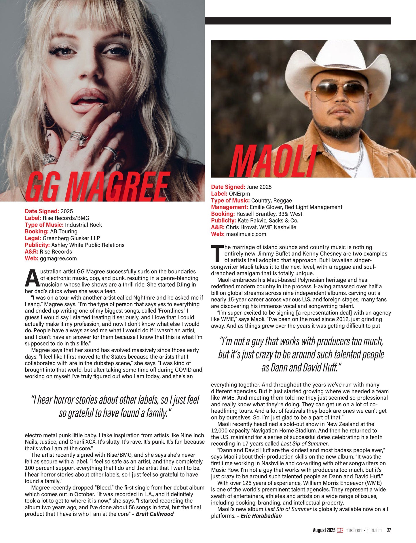 Music Connection – August 2025 Magazine Digital