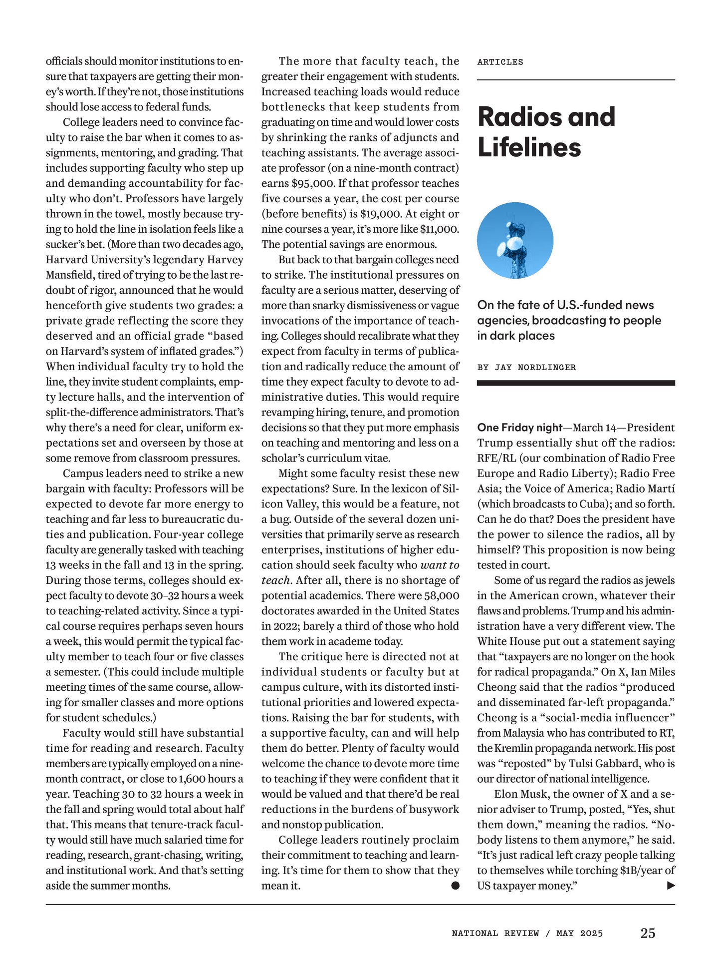 National Review – May 2025 Magazine Digital