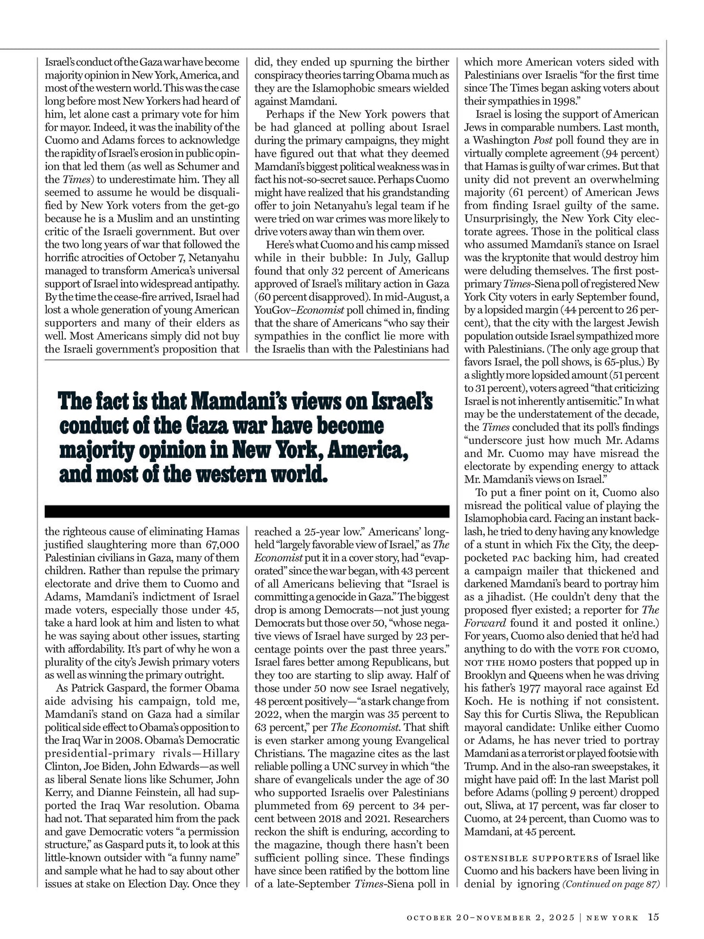 New York Magazine – 20 October 2025 Magazine Digital