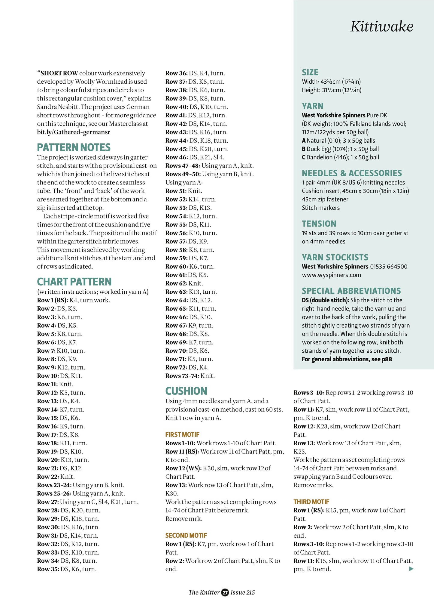 The Knitter – Issue 215, 2025 Magazine Digital