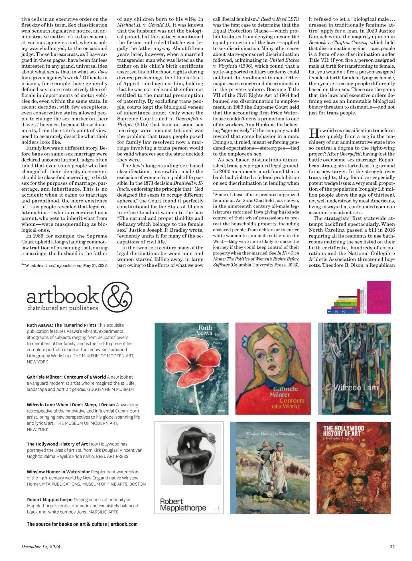 The New York Review of Books – December 18, 2025 Magazine Digital