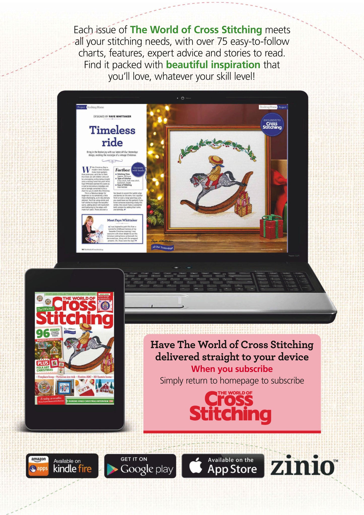 The World of Cross Stitching – December 2025 Magazine Digital