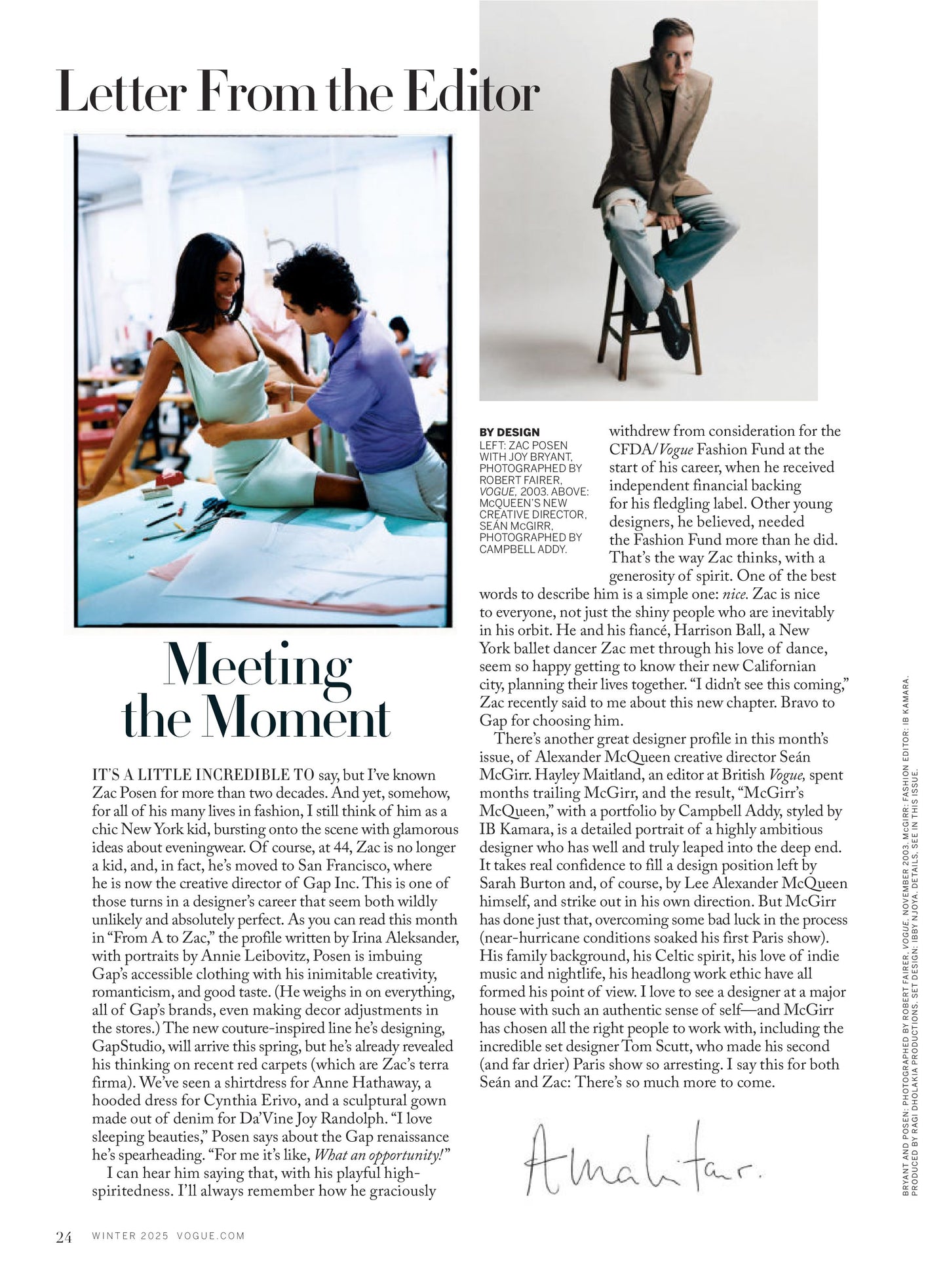 Vogue USA – Winter 2025 Magazine Digital