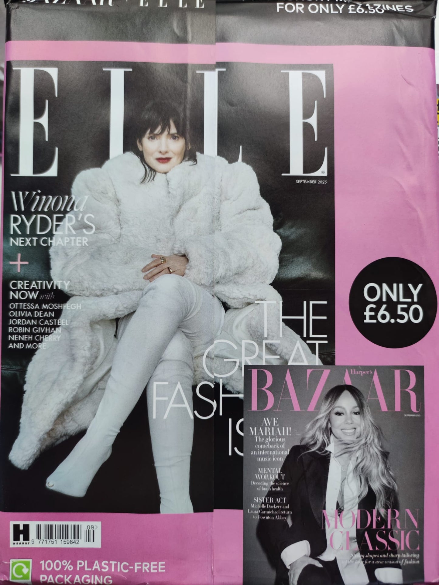 Elle + Harpers Bazaar UK September 2025 Magazine