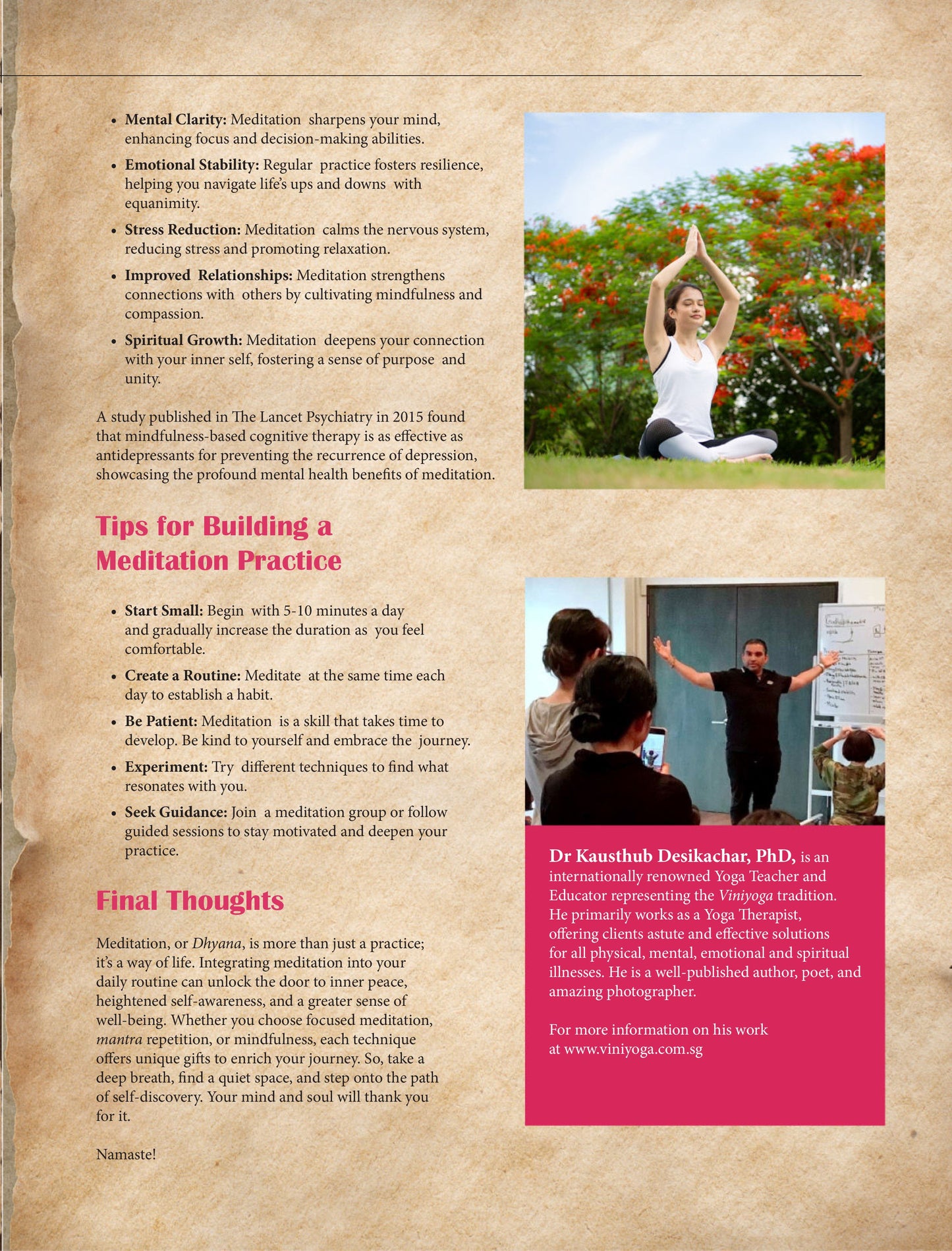 YOGA Magazine – Issue 263, March 2025 Magazine Digital