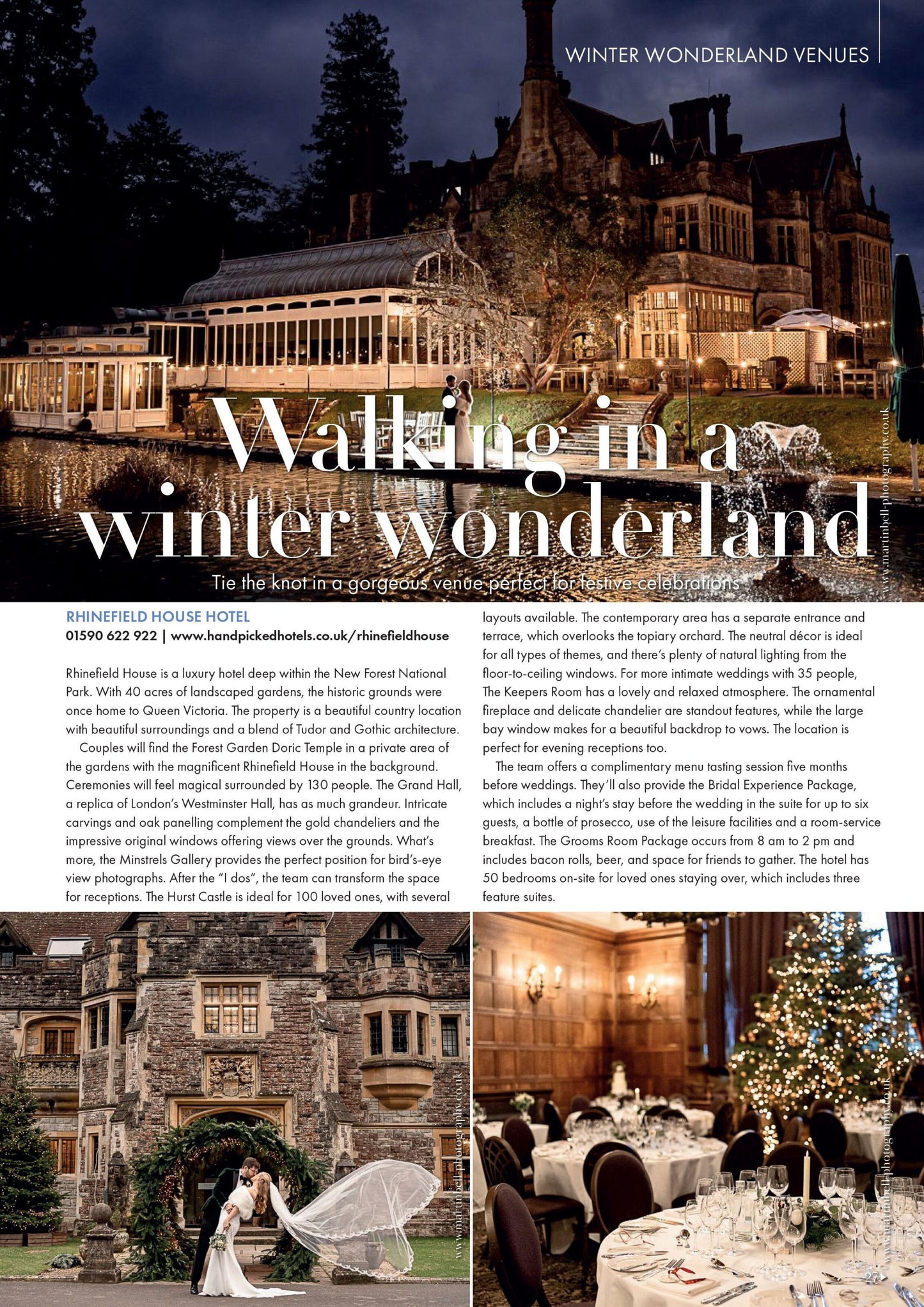 Your Hampshire & Dorset Wedding – January/February 2025 Digital