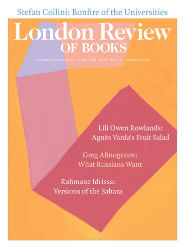 London Review of Books Vol. 48 No. 10 · 4 June 2026