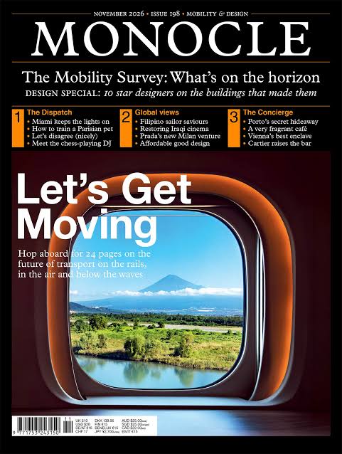 Monocle November 2026 : Mobility & Design