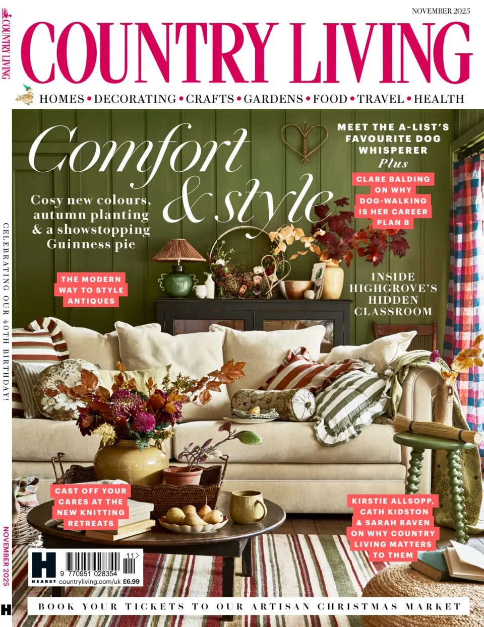Country Living + House Beautiful November 2025 Magazine