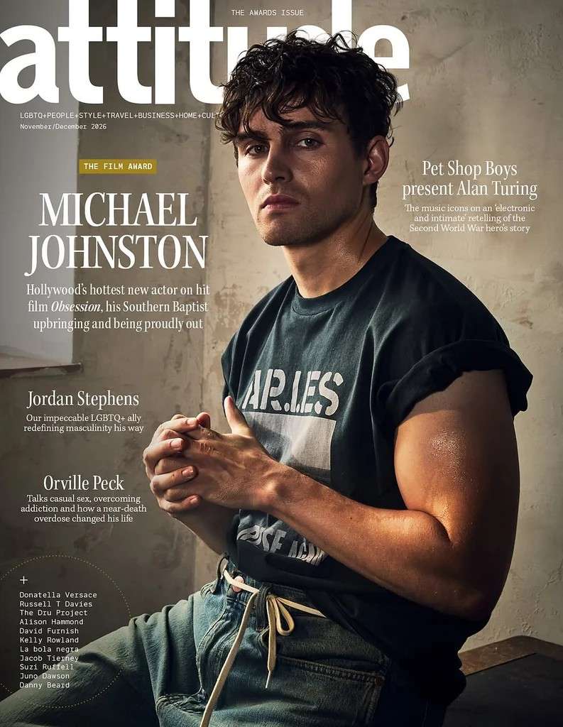 Attitude Magazine - Nov / Dec 2026 β Michael Johnston