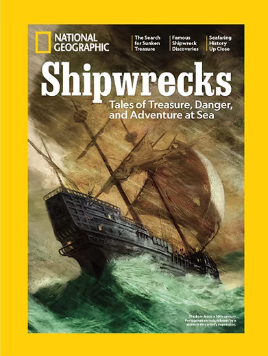 National Geographic Special Magazine Shipwreckes