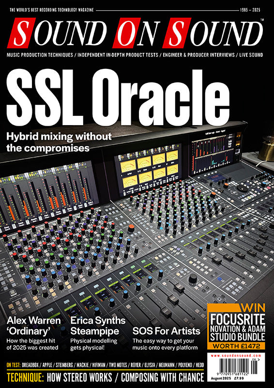 Sound On Sound August 2025 Magazine