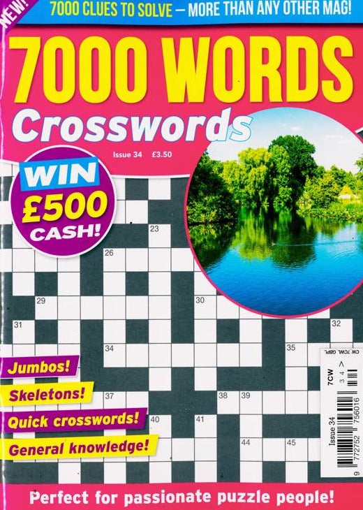 7000 Word Crosswords magazine