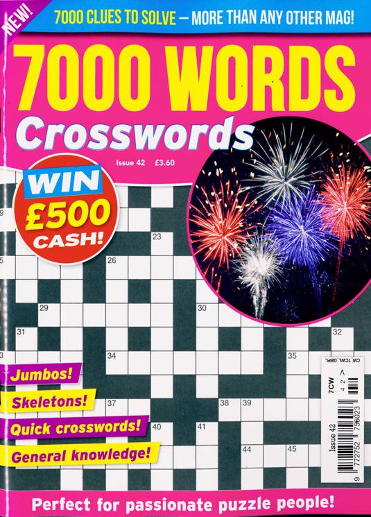 7000 Word Crosswords magazine