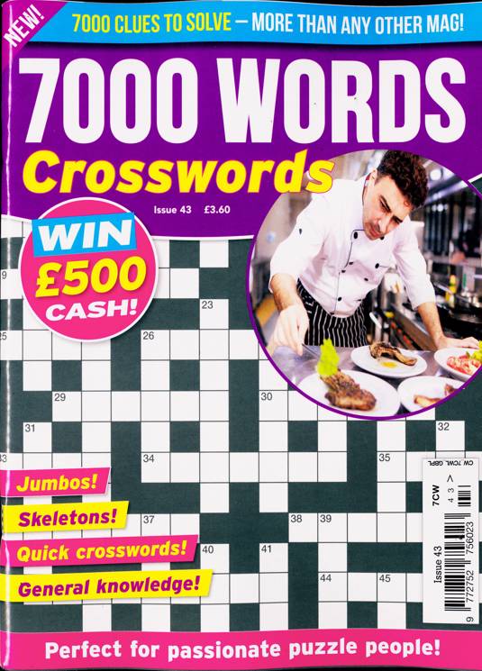 7000 Word Crosswords magazine