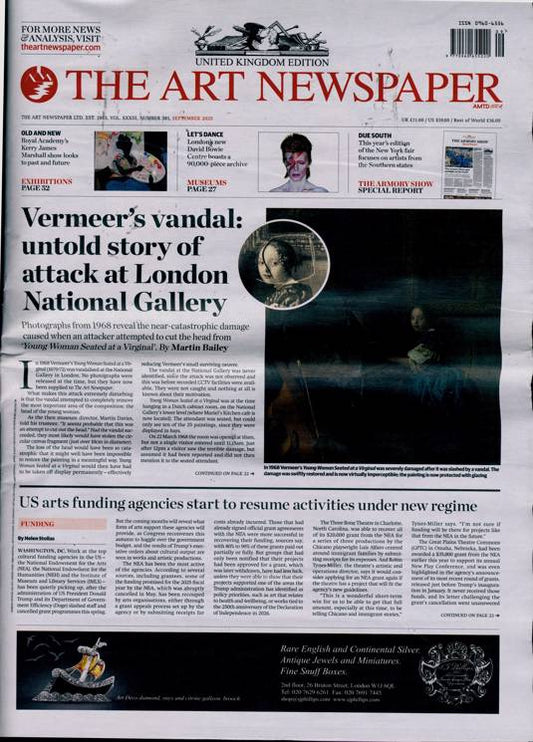 The Art News paper September 2025 Magazine