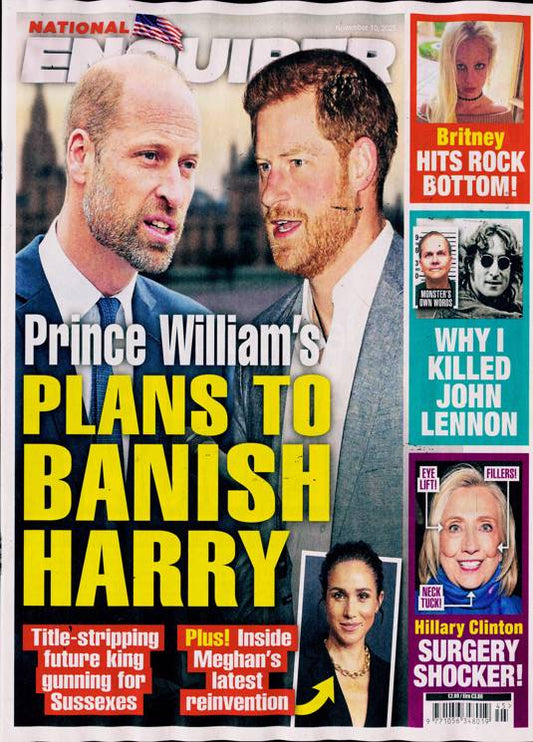National Enquirer 10 November 2025 Magazine