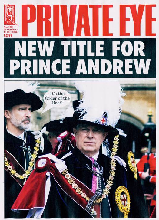 Private Eye - 31 October 2025 Magazine