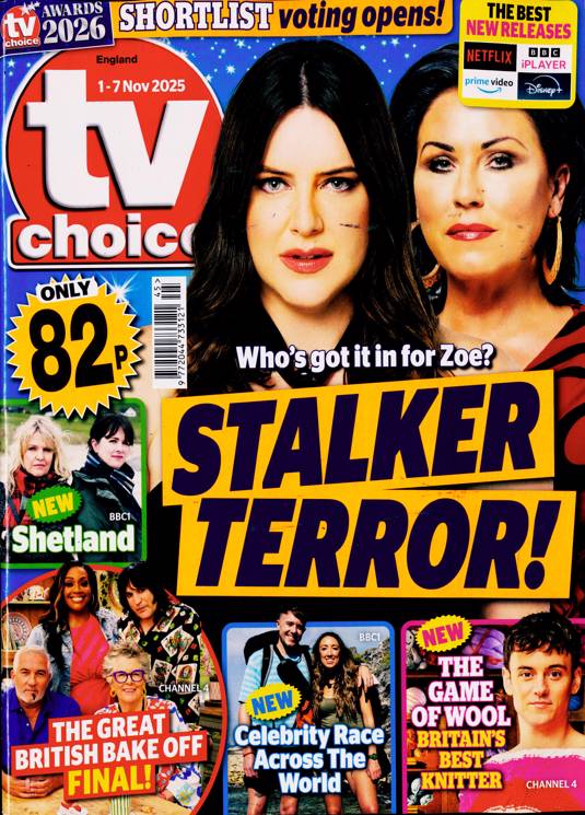 Tv Choice 1-7 November 2025 Magazine