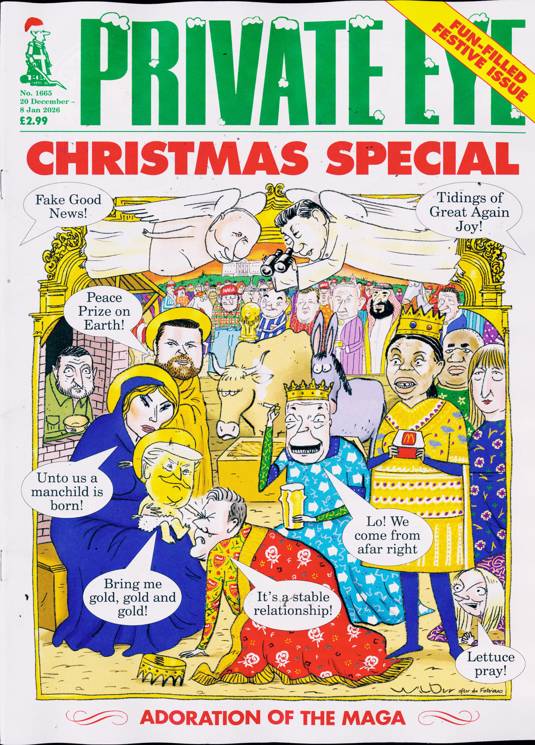 Private Eye - 20 December 2025 Magazine