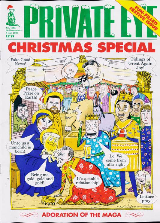 Private Eye - 20 December 2025 Magazine