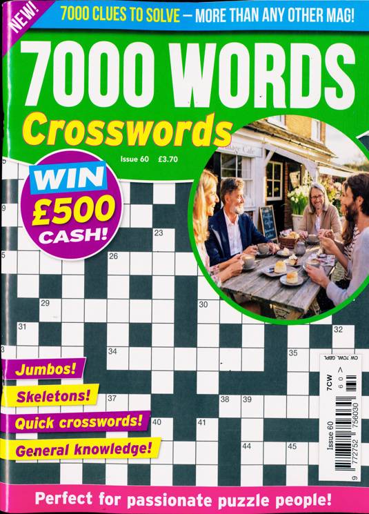 7000 Word Crosswords - Issue 60 magazine
