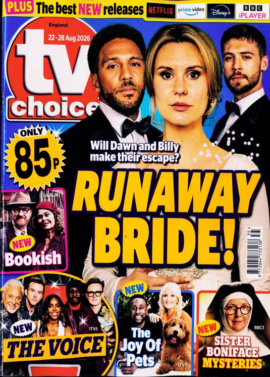 TV Choice England Magazine 22-28 August 2026