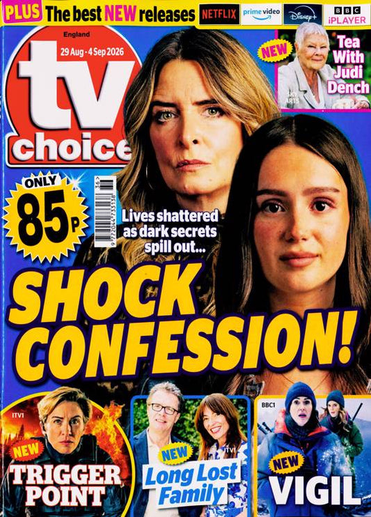 TV Choice England Magazine 29 Aug - 4 Sep 2026