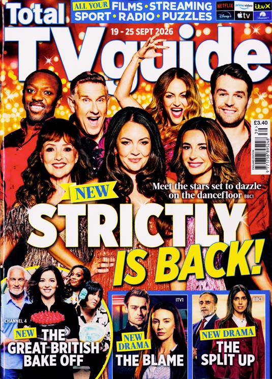 Total TV Guide England Magazine - 19-25 September 2026