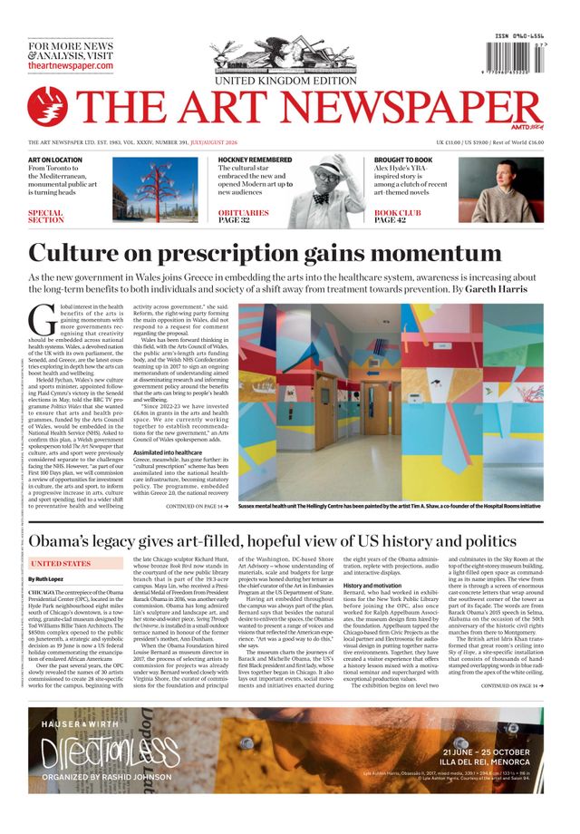 The Art Newspaper Magazine - July / August 2026